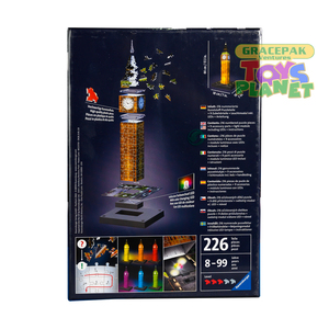 Ravensburger 12588 Big Ben At Night 3d Jigsaw Puzzle - 216 Pcs