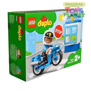 Lego 10900 Duplo Town Police Bike Building Blocks - 8 Pieces