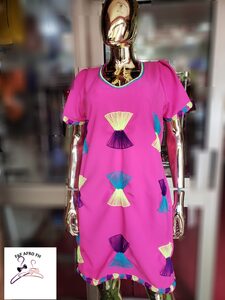 F&f Pink Drummy Dress