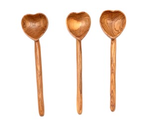 Olive Wood Love Heart Tea Spoon