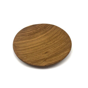 6" Round Wooden Side Plate