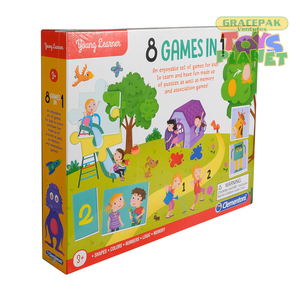 Clementoni 8 Games In 1, English