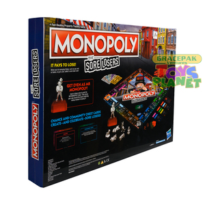 Hasbro Gaming E9972 Monopoly For Sore Losers Board Game