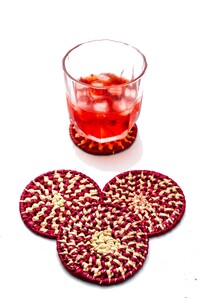 Placemats And Coasters, 9″ & 3.5″ In Diameter