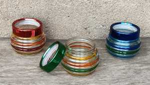 Coloured Glass Jars