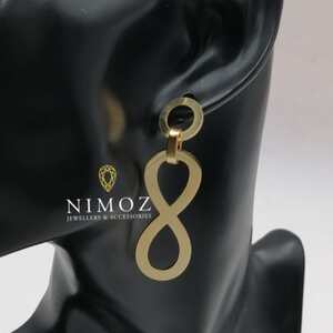 Gold Infinity Earrings