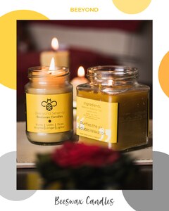 100% Beeswax Candle Jars