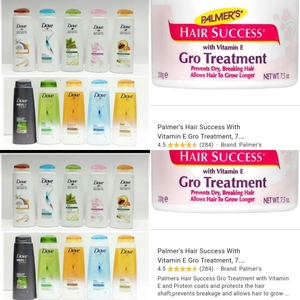 Dove Shampoo&palmer's Gro Treatment With Vitamin E(x1)