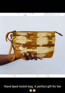 Hand Dyed Clutch Bag