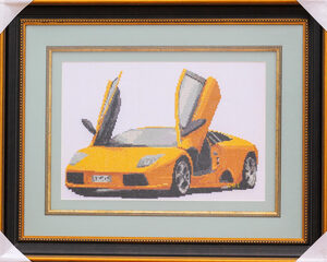 Csi 1200 Cross Stitched Lamborghini