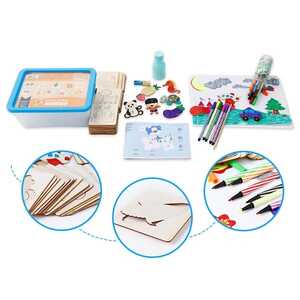 Kids Wooden Drawing Stencils Set