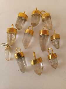 Crystal Quartz Gemstone Pendant