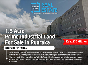 1.5 Acre Prime Industrial Prime Land