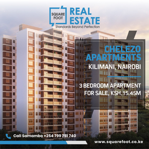 3 Bedroom Apartment Chelezo Apartments Kilimani