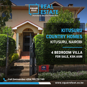 Kitusuru Country Homes 4 Bedroom Villa