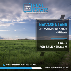 Naivasha Land Off Mai Mahiu-narok Highway. 1 Acre