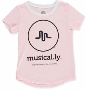 Musical.ly Shortsleeved Tops