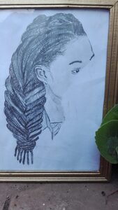 Wall Art [natural Hair Locs Illustration]