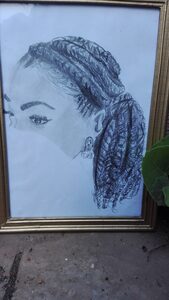 Wall Art [natural Hair Twists Illustration]