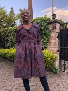 Ankara Trench Coats