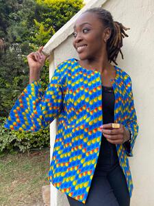 Short Ankara Coat
