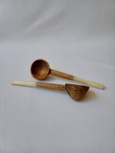 Olive Wood Scoop Small Size Spoon