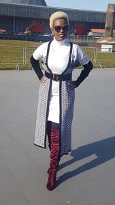 Long Sleeved Sweater With With Short Sleevless Dress