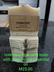 Rosemary And Mint Soap With Peppermint Essential Oil