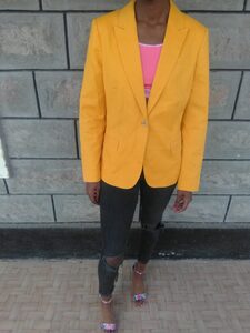 Ladies Yellow Mustard Jacket